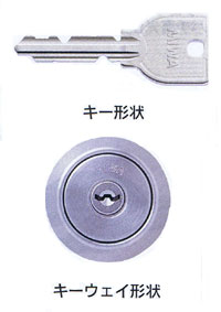 MIWA U-9の鍵とシリンダー